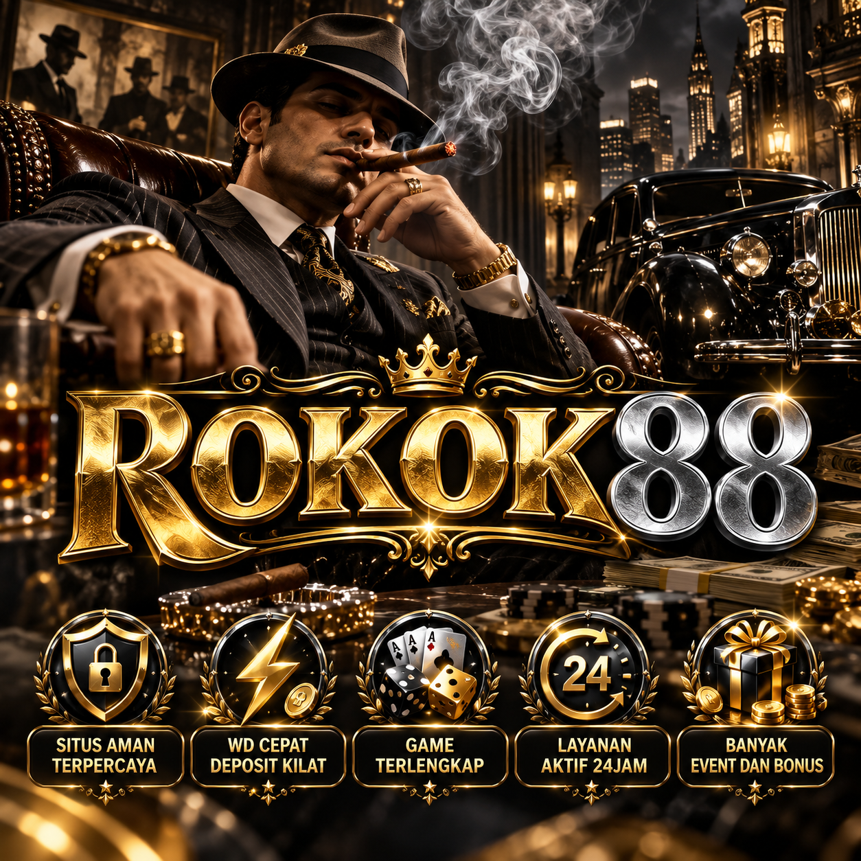 Banner ROKOK88 Game Online Terbaik 2026 Berhadiah